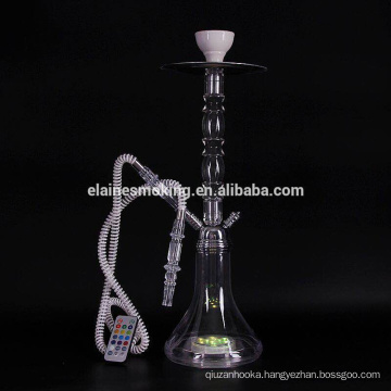 wholesale Factory direct   led plastic clear  clearance portable hookah shisha